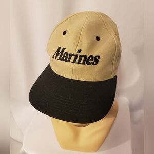 Marines Baseball Cap. Clasp Back Hat.